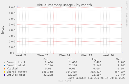 Virtual memory usage