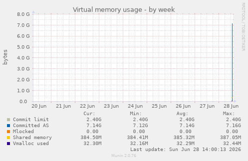 Virtual memory usage